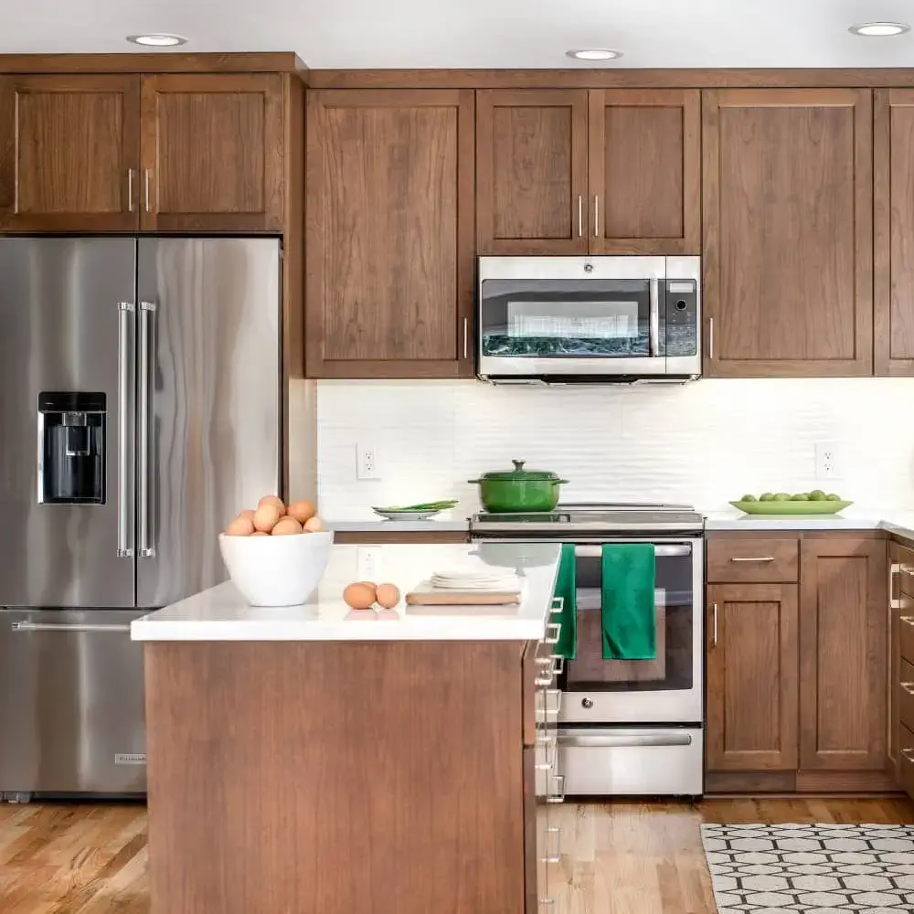 مدل کابینت آشپزخانه کوچک مستطیلی